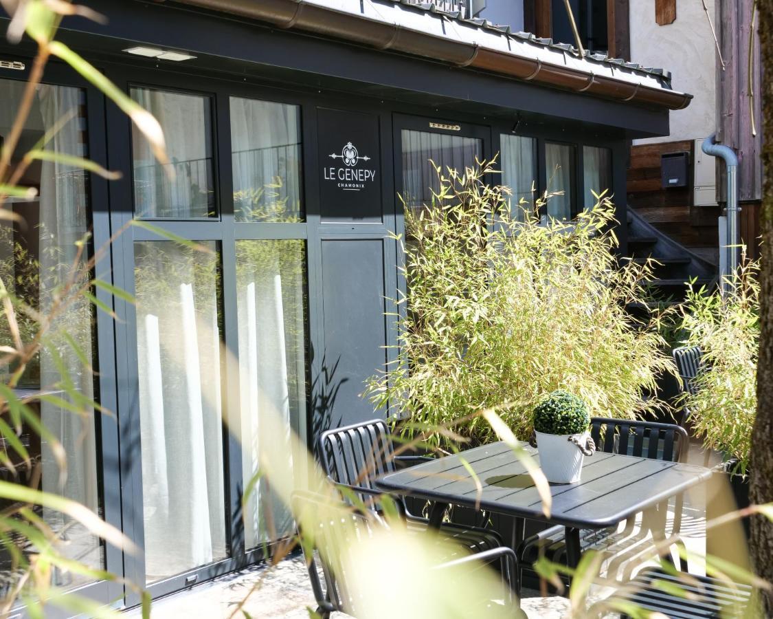 Le Génépy - Appart'hôtel de Charme Chamonix Mont Blanc Exterior foto